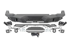 Ford Bronco Rear Bumper - Rough Country - Black Series LED | Spot - Black - '21-'25
